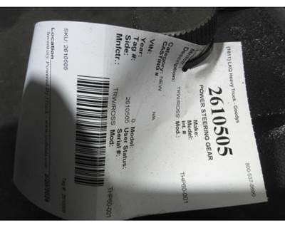 TRW/ROSS THP60-001 Steering Gear / Rack