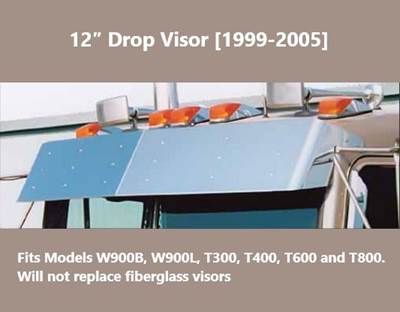 Kenworth Exterior Sun Visor