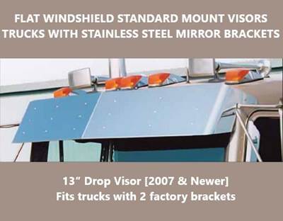 Kenworth T600 Exterior Sun Visor