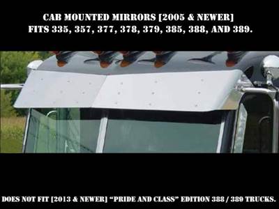 Peterbilt Exterior Sun Visor