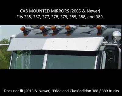 Peterbilt Exterior Sun Visor