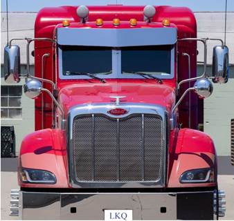 Peterbilt 389 Exterior Sun Visor