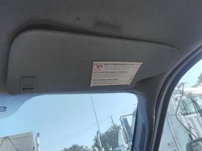Ford F-550 Right Interior Sun Visor for a Ford F550SD (SUPER DUTY)