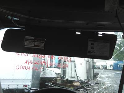 Freightliner Cascadia 125 Left Interior Sun Visor for a Freightliner CASCADIA 125 2018UP