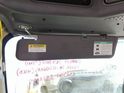 Freightliner Cascadia 125 Left Interior Sun Visor