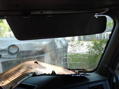 Freightliner Cascadia 126 Right Interior Sun Visor