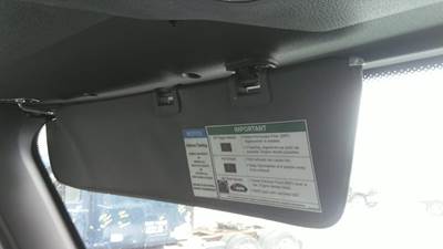 Freightliner Cascadia 126 Left Interior Sun Visor