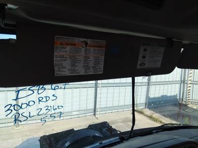 Freightliner M2 106 Left Interior Sun Visor