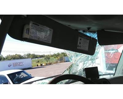 Freightliner M2 106 Left Interior Sun Visor