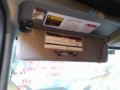 International 4300 Left Interior Sun Visor
