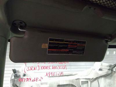 International 4300 Left Interior Sun Visor