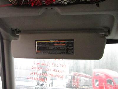 International 8600 Left Interior Sun Visor