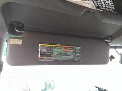 International LT Left Interior Sun Visor