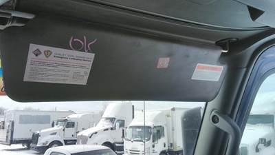 International LT Right Interior Sun Visor