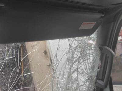 International LT Right Interior Sun Visor