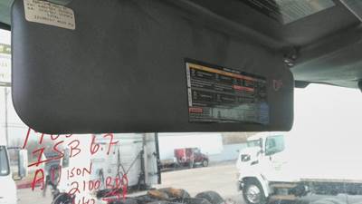 International MV Left Interior Sun Visor