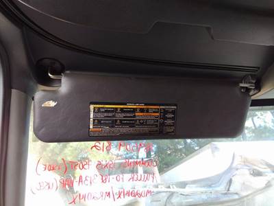 International ProStar Left Interior Sun Visor for a International PROSTAR 122
