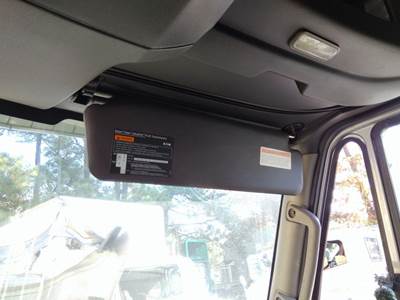 International ProStar Right Interior Sun Visor for a International PROSTAR 122