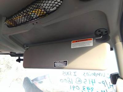 International ProStar Right Interior Sun Visor for a International PROSTAR 122