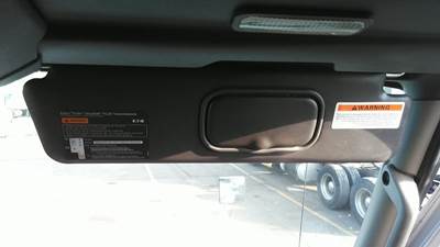 International ProStar Right Interior Sun Visor for a International PROSTAR 122