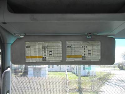 Isuzu NQR Left Interior Sun Visor