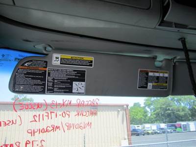 Kenworth T680 Left Interior Sun Visor