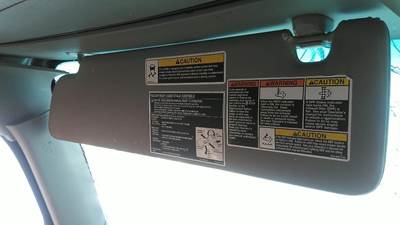 Kenworth T680 Left Interior Sun Visor