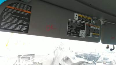 Kenworth T680 Left Interior Sun Visor