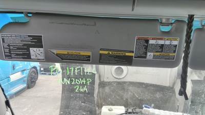 Kenworth T680 Left Interior Sun Visor
