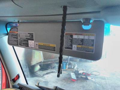 Kenworth T680 Left Interior Sun Visor