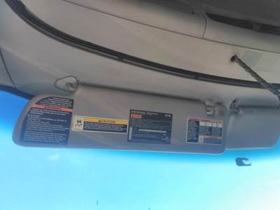 Kenworth T680 Left Interior Sun Visor