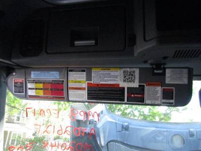 Mack Anthem Left Interior Sun Visor