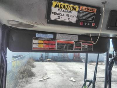 Mack MRU613 Left Interior Sun Visor