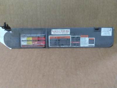 Mack Pinnacle CXU612 Left Interior Sun Visor for a Mack CXU612