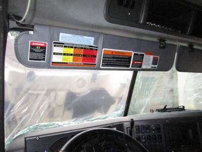 Mack Pinnacle CXU613 Left Interior Sun Visor for a Mack CXU613