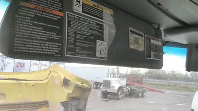 Peterbilt 579 Left Interior Sun Visor