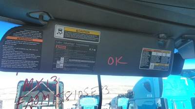 Peterbilt 579 Left Interior Sun Visor