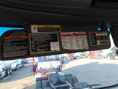 Peterbilt 579 Left Interior Sun Visor