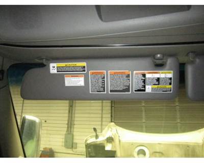 Peterbilt 579 Left Interior Sun Visor