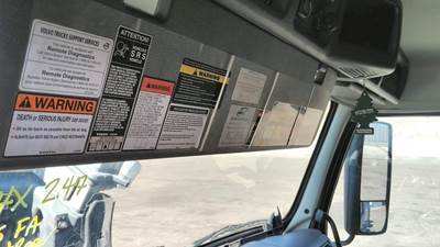 Volvo VNL Left Interior Sun Visor