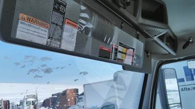 Volvo VNL Left Interior Sun Visor
