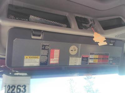 Volvo VNL Left Interior Sun Visor