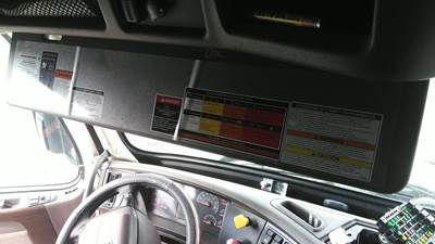 Volvo VNL Left Interior Sun Visor