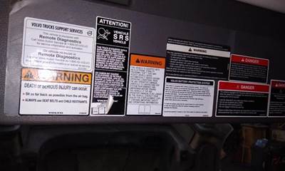 Volvo VNL Left Interior Sun Visor