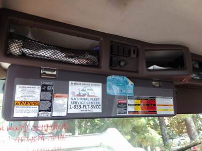 Volvo VNM Left Interior Sun Visor