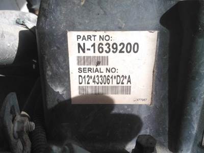 Volvo VED12D Sun Visor for a Volvo VED12D (EGR) EPA 04