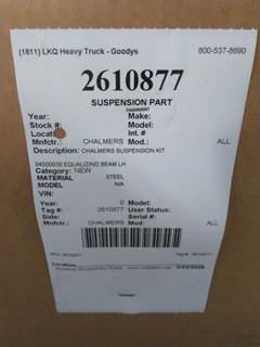 Chalmers Suspension Parts for a Chalmers ALL