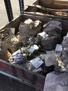 TIRE CHAINS, VARIOUS SIZES, CONFIRM SIZE PRIOR TO SALE.
 