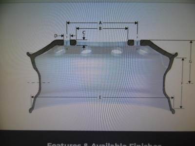 WHEEL,ALUMINUM 22.5 x 12.25" HP  4.75" INSET 