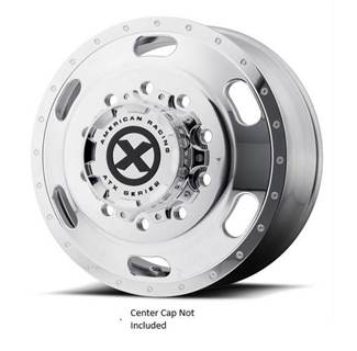 Indy Style- High Luster Polished Inside- Rear Outer- 22.5D X 8.25W- Bolt Pattern